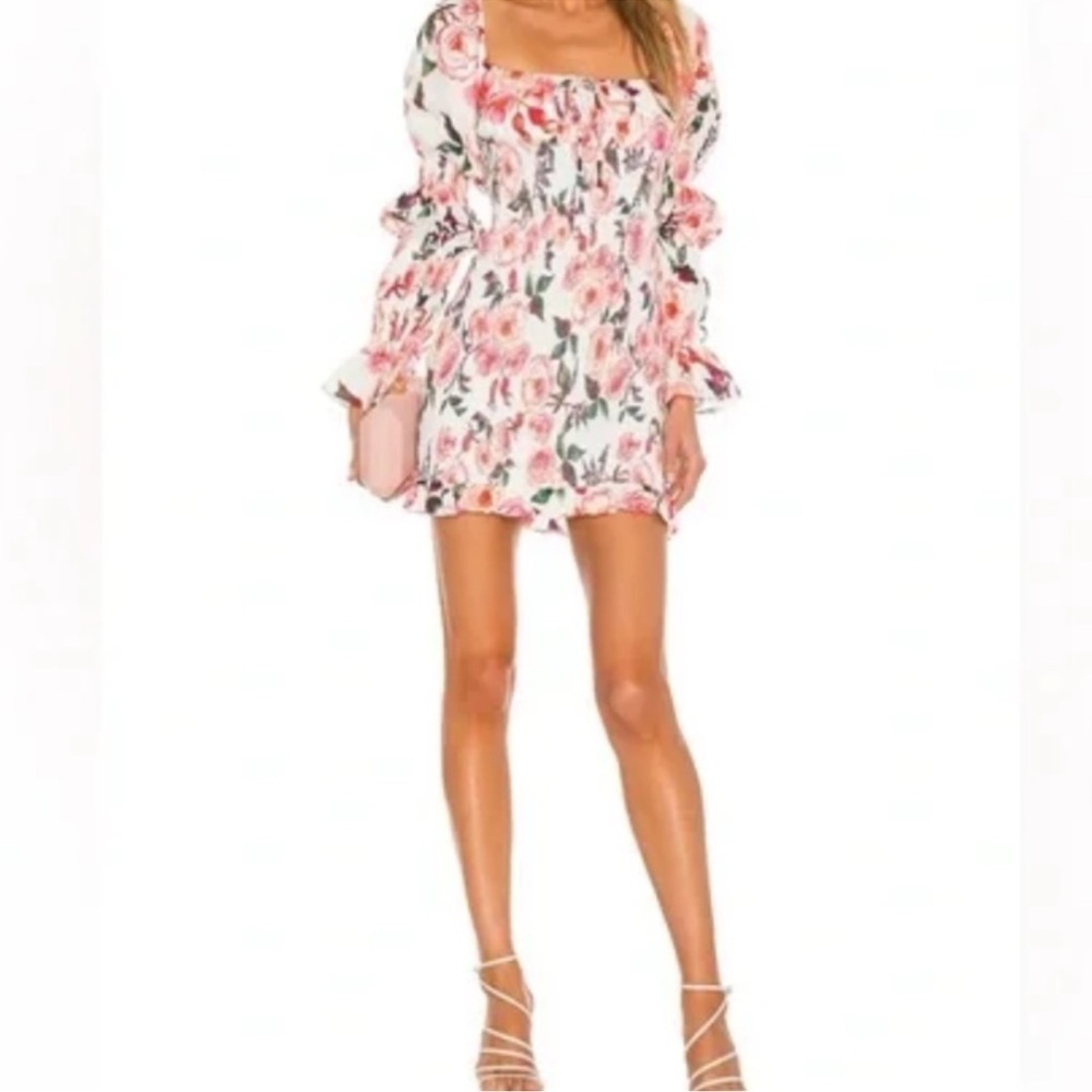 SAU LEE Betty Mini Dress Size 4 Cottagecore Chic